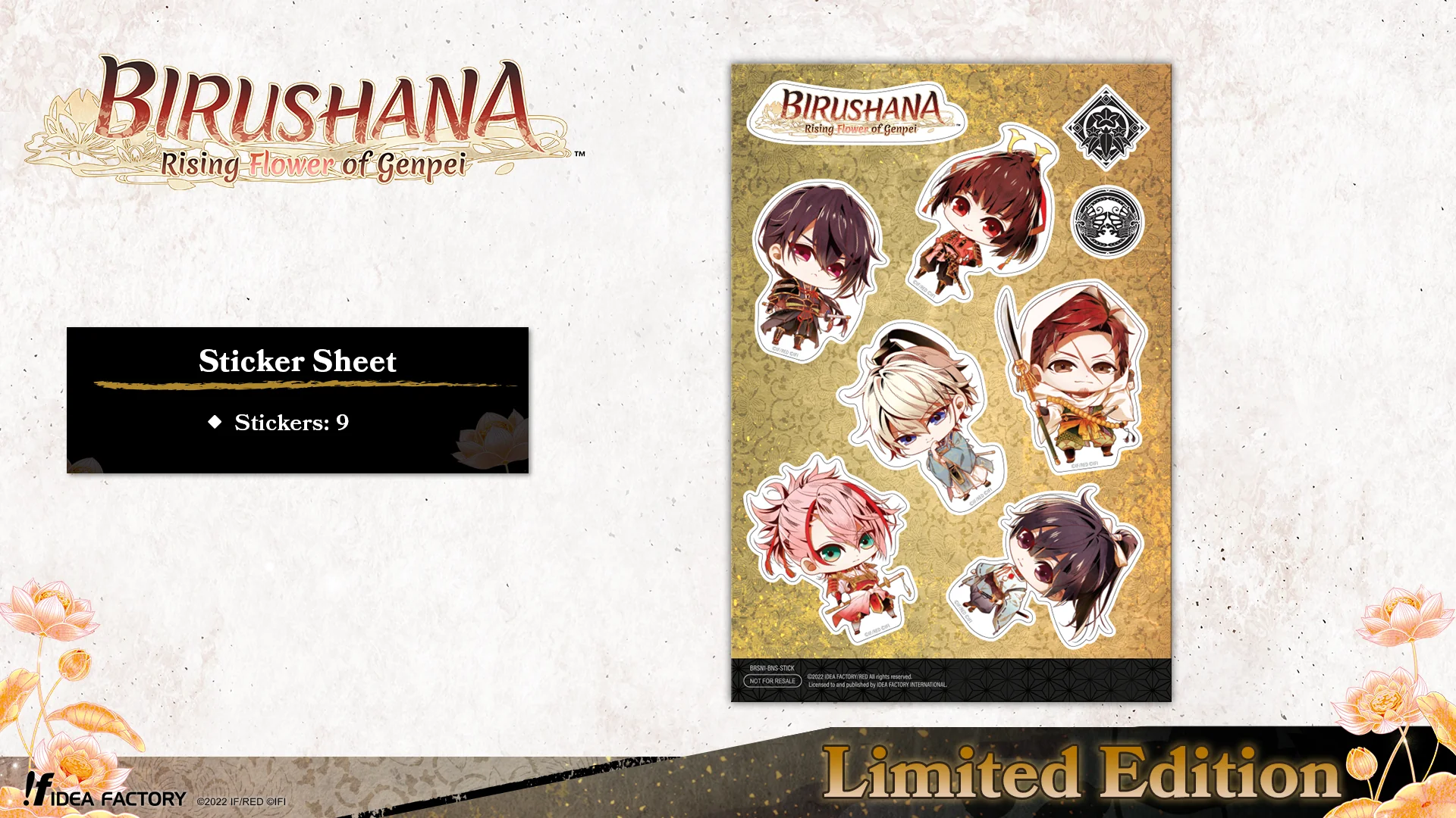 Birushana: Rising Flower of Genpei Limited Edition - Image 6