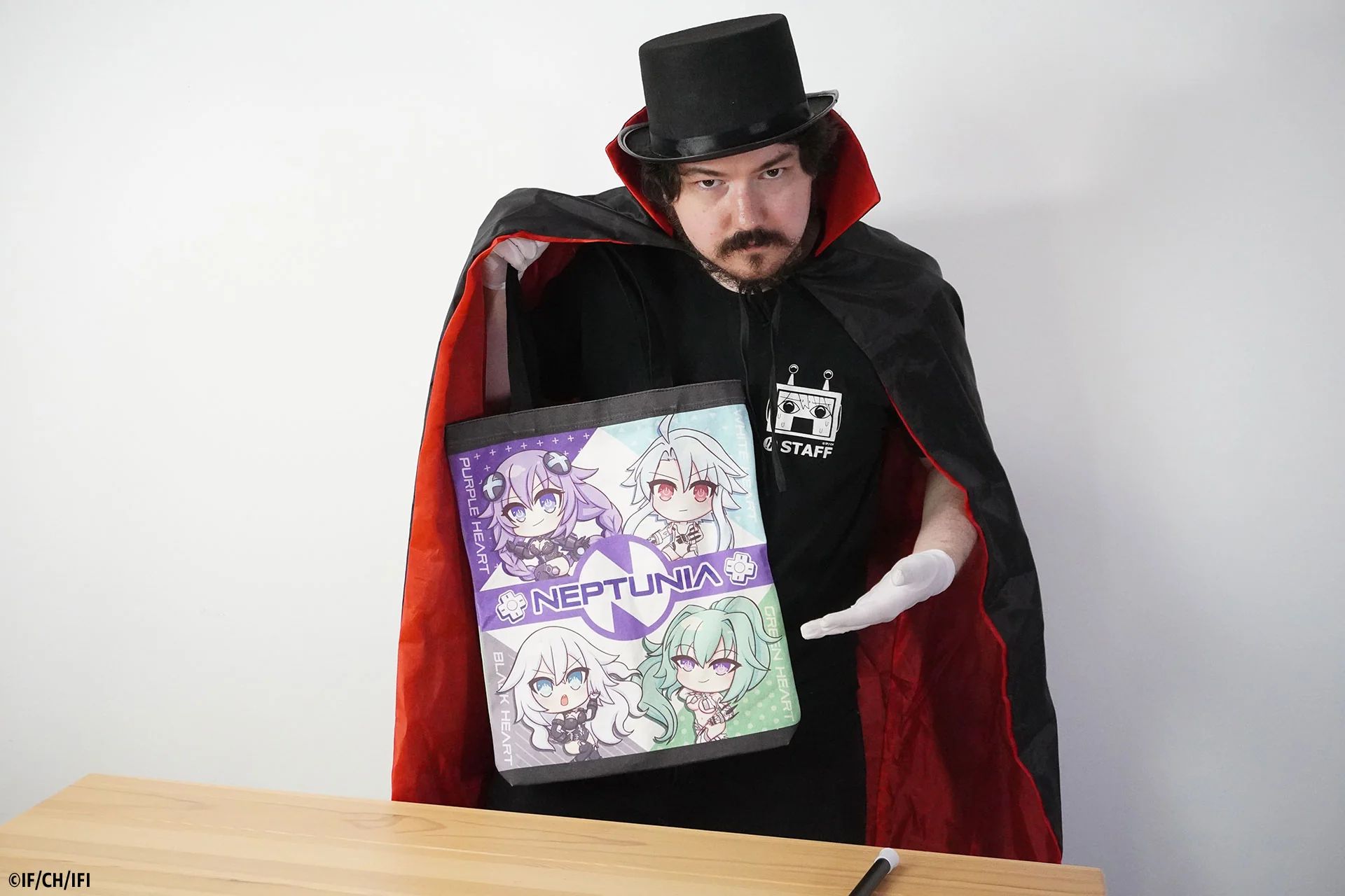 Canvas Tote Bag - Neptunia HDD Chibi - Image 5