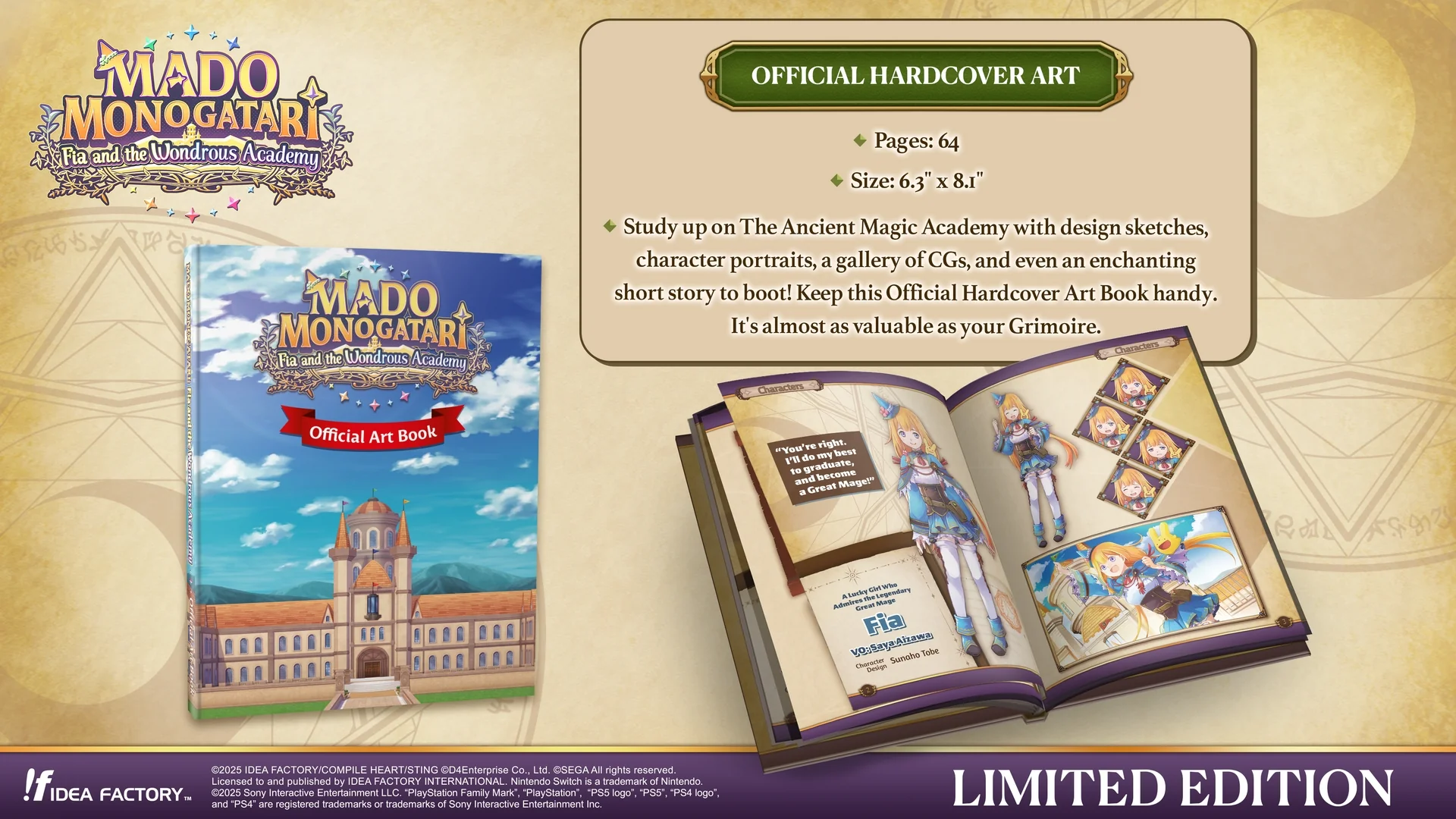 MADO MONOGATARI: Fia and the Wondrous Academy Limited Edition - Image 4