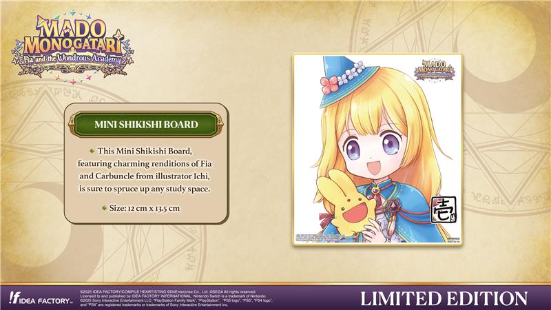 MADO MONOGATARI: Fia and the Wondrous Academy Limited Edition - Image 6