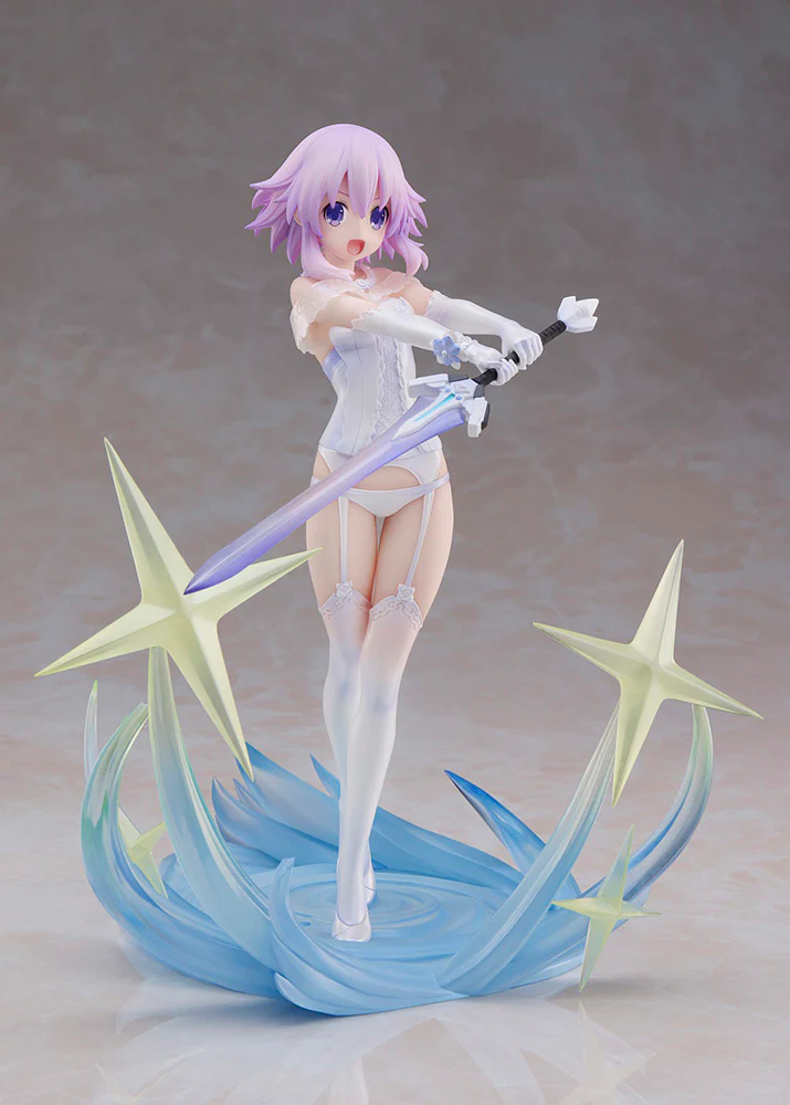 Hyperdimension Neptunia - Neptune 1:7 PVC Figure (Little Purple ver.) - With Steam Code - Image 12