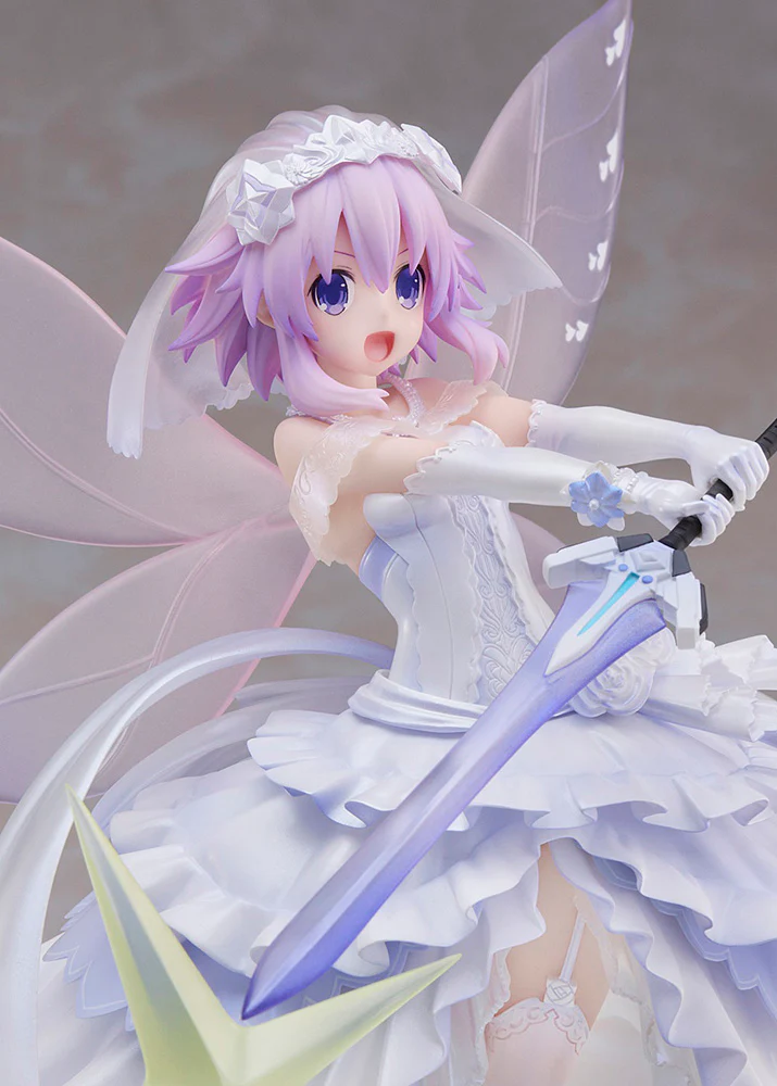 Hyperdimension Neptunia - Neptune 1:7 PVC Figure (Little Purple ver.) - With Steam Code - Image 7